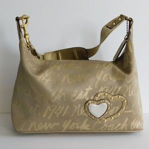 Coach Poppy  Signature Script Shoul